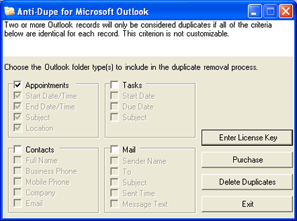 Remove Outlook duplicates